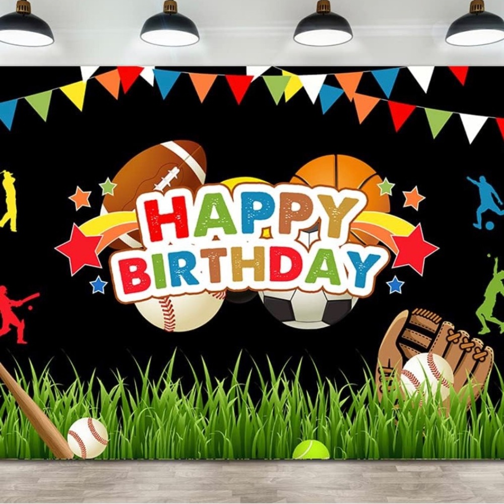 7x5 “happy birthday” banner
